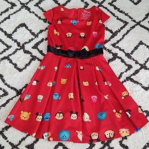 Disney Tsum Tsum Red Dress